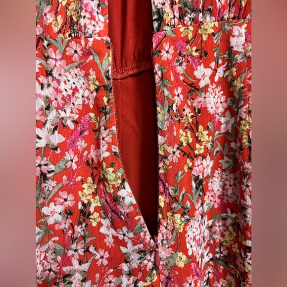 Anthropologie Ali & Jay Troubadour Red Floral Jumpsuit | Size Medium - Picture 9 of 12